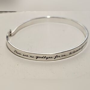 Sterling Inspirational Cuff